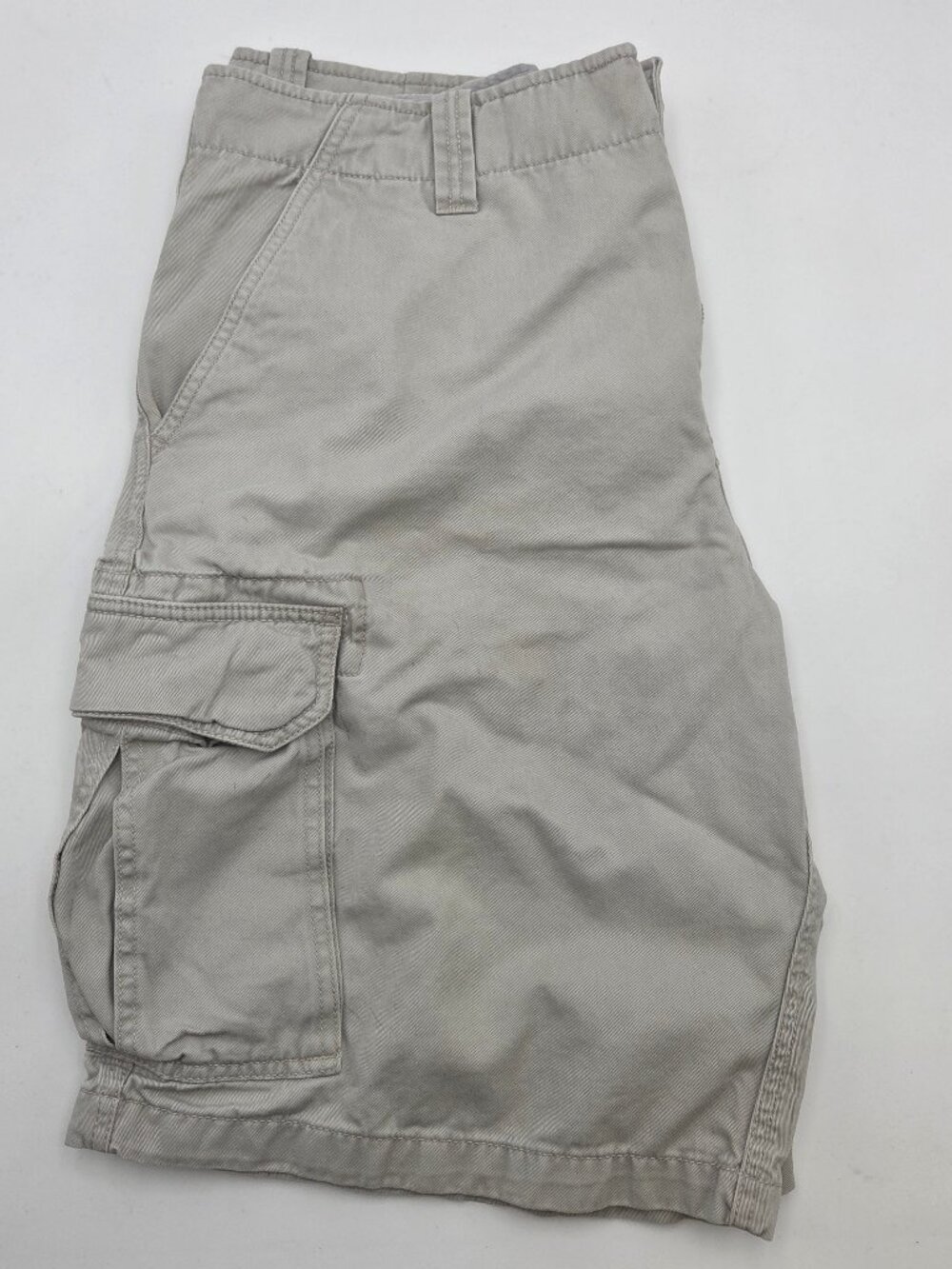 Canyon River Blues Mens Khaki Cargo Fit Cotton Shorts Size 36